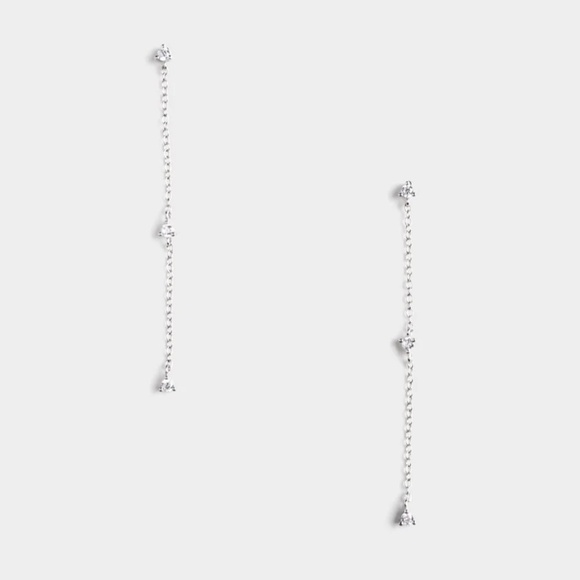 Siizu Bonnie Stud Sterling Silver and 14K gold-plated Earrings NWOT - Picture 1 of 2